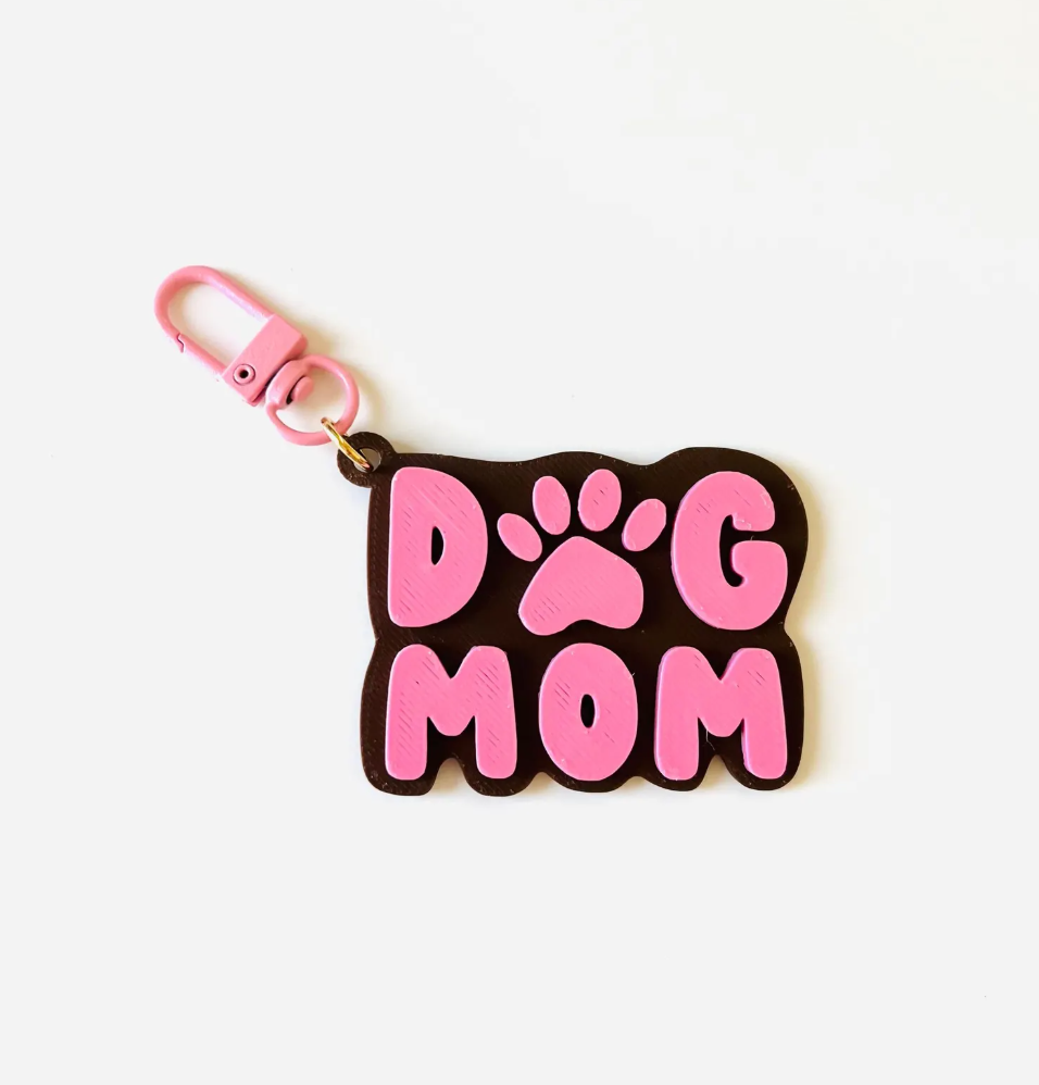 Dog Mom Keychain