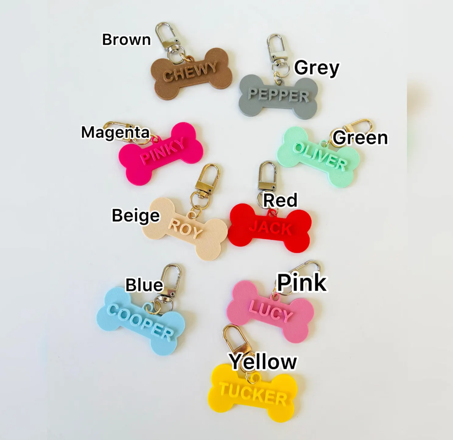 Mini Dog Name Tag