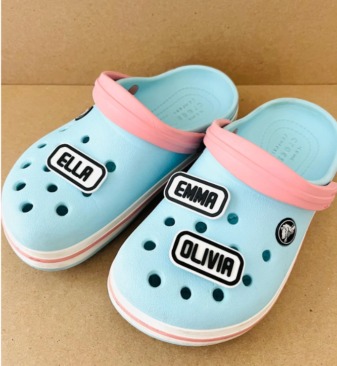 Personalized Crocs Name Charms โ LED Optional