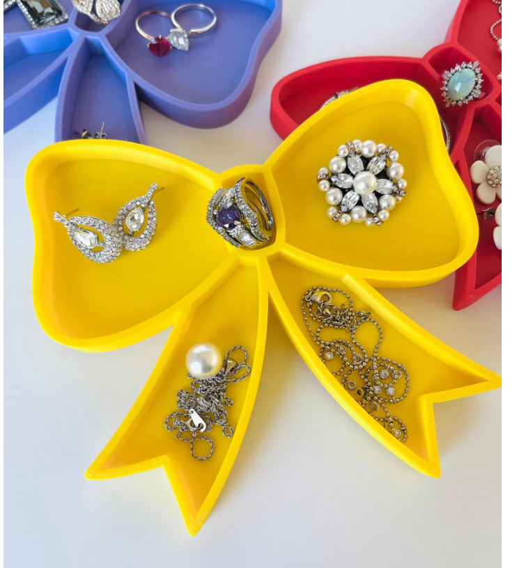 Coquette Bow Jewelry Tray