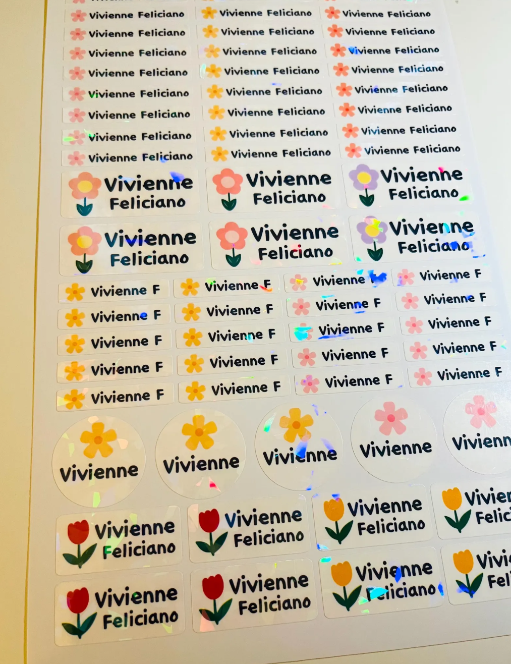 66Pcs Personalized Name Labels for School Supplies -Waterproof and Dishwasher Free