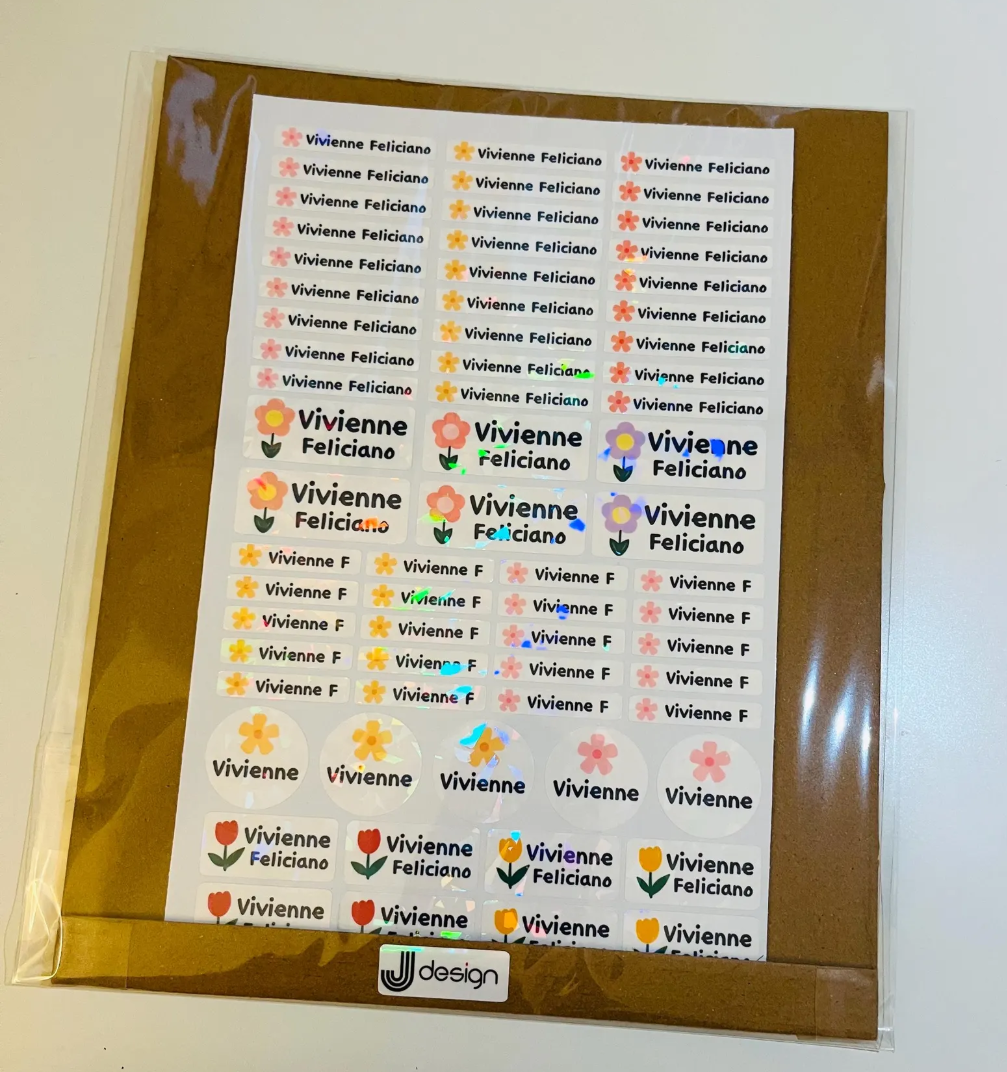 66Pcs Personalized Name Labels for School Supplies -Waterproof and Dishwasher Free