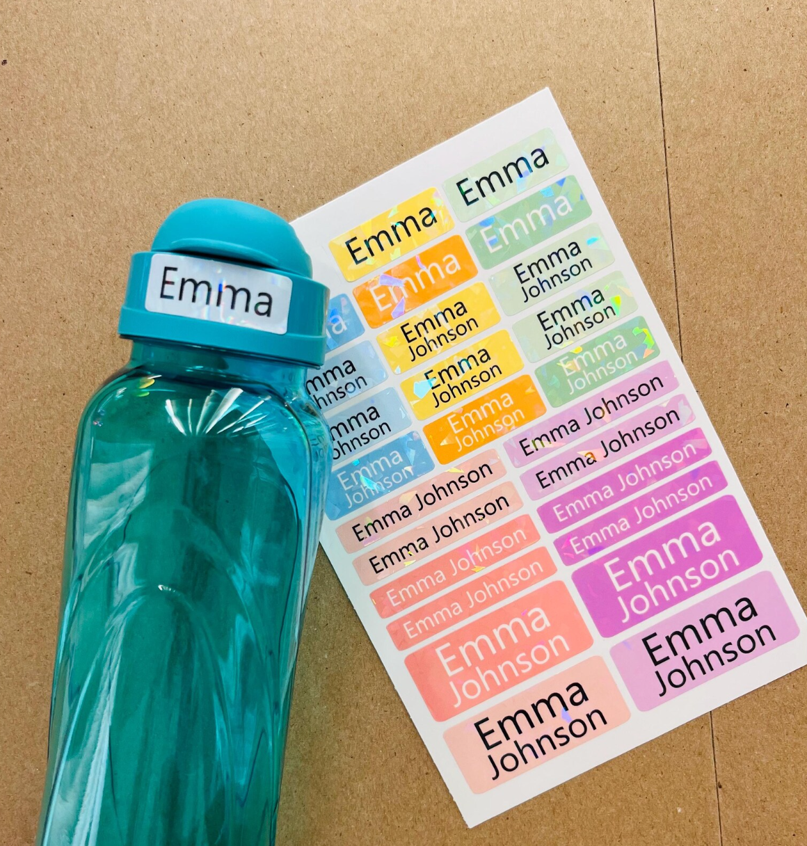 Simple Name Labels for school supplies - 27Pcs Waterproof Dishwasher free-