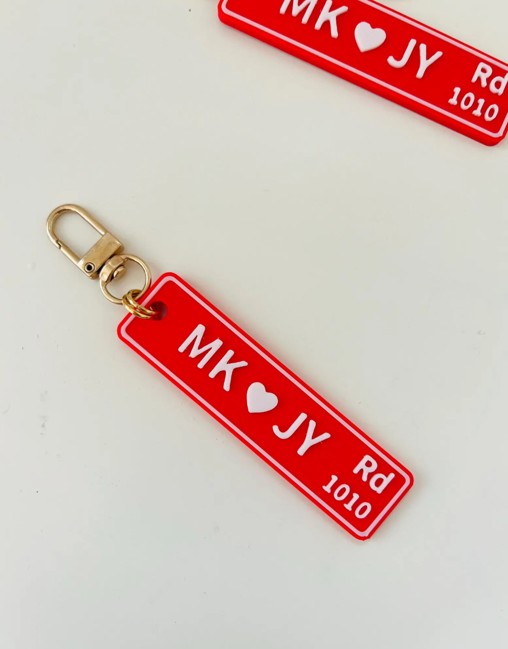 Personalized Street Sign Design Name Keychain -Road Sign name Keychain