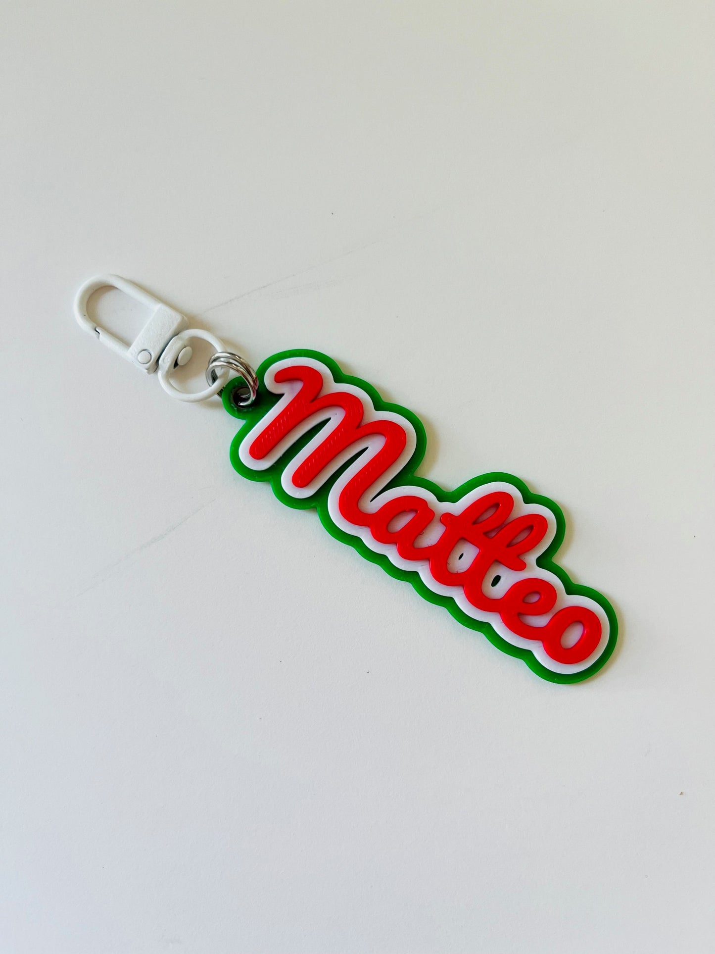 Personalized Name Keychain I Custom Color Available I Mexican Color Keychain