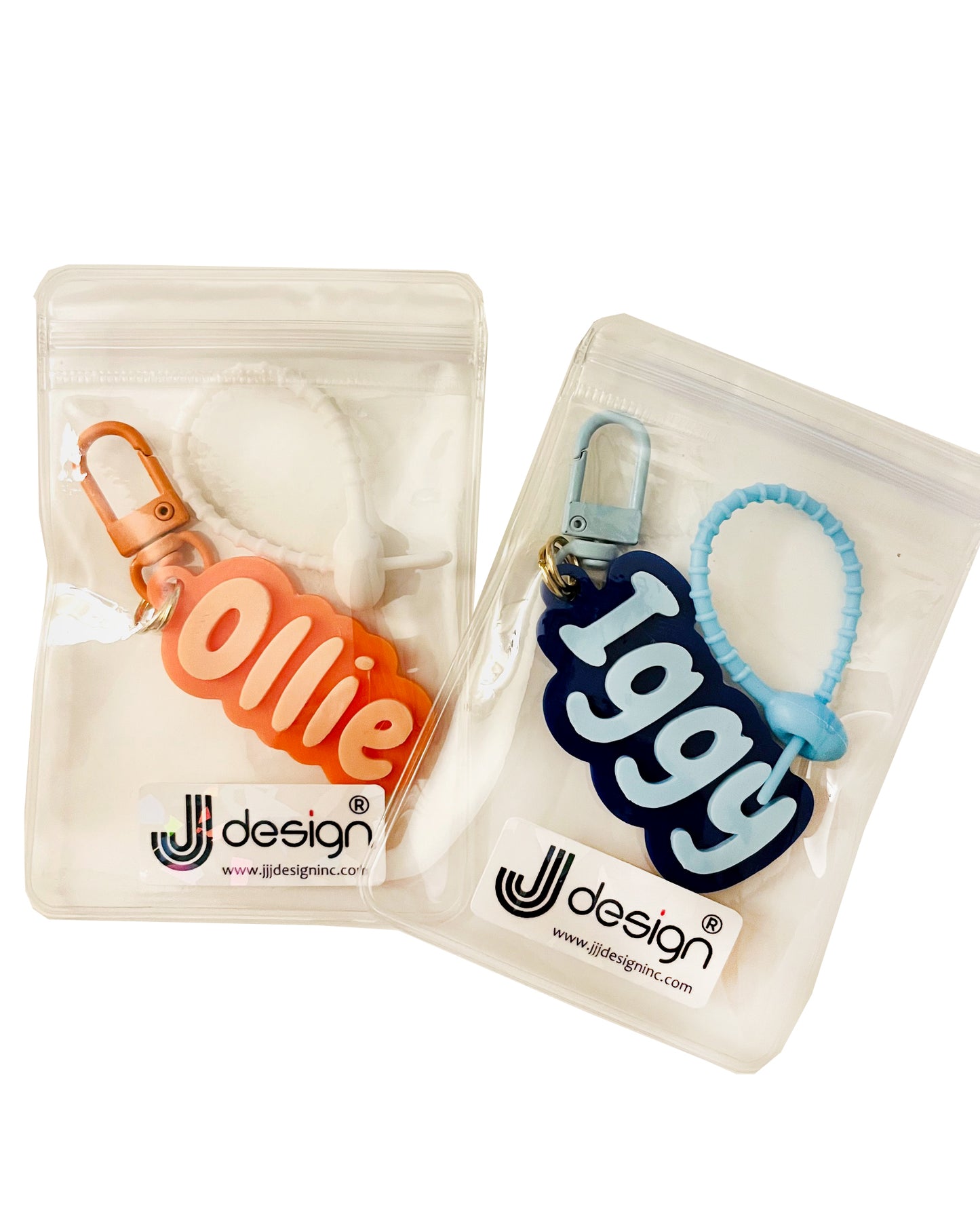 Personalized Name Keychain with Silicone Cable