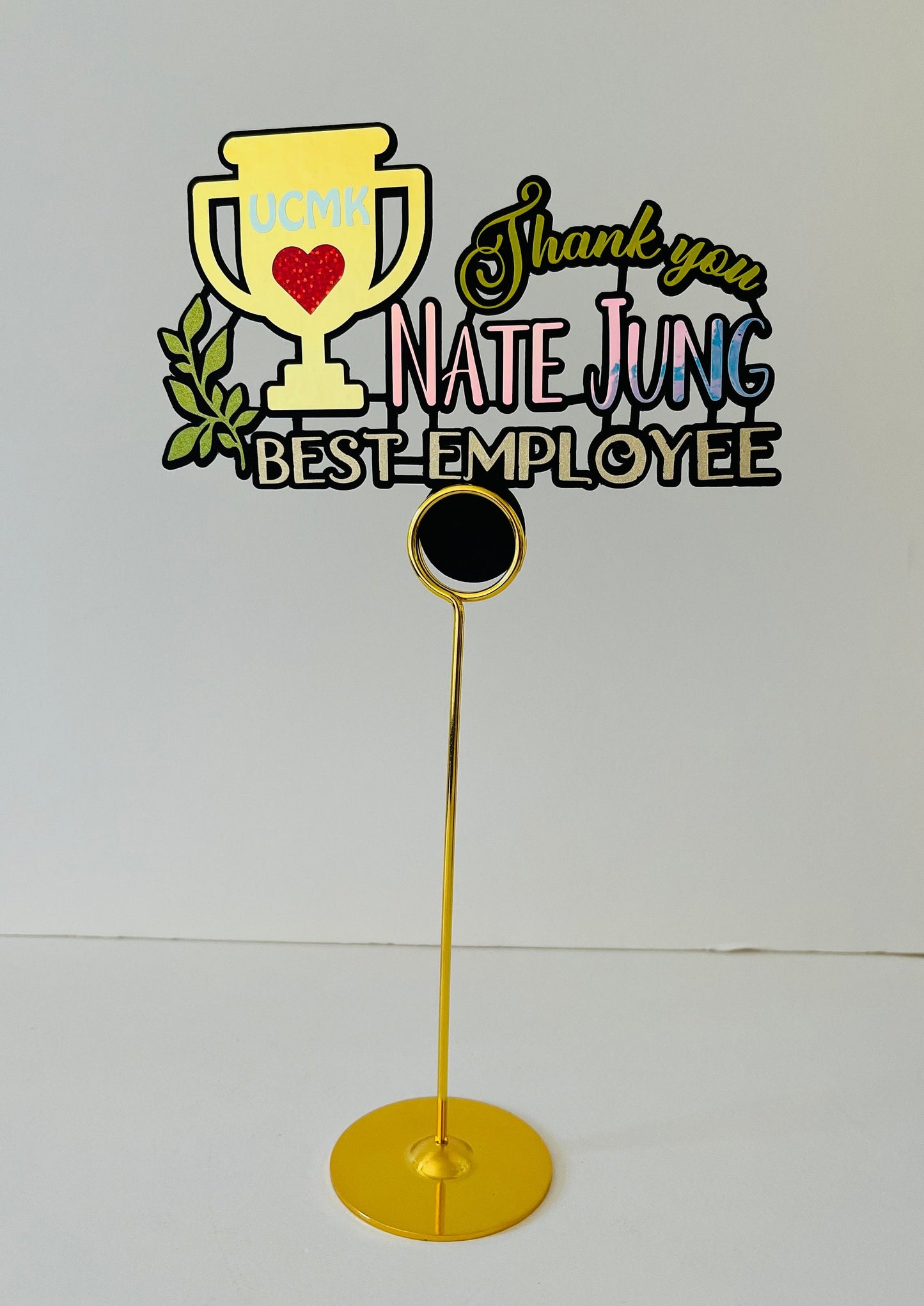 Personalized Best Employee Topper