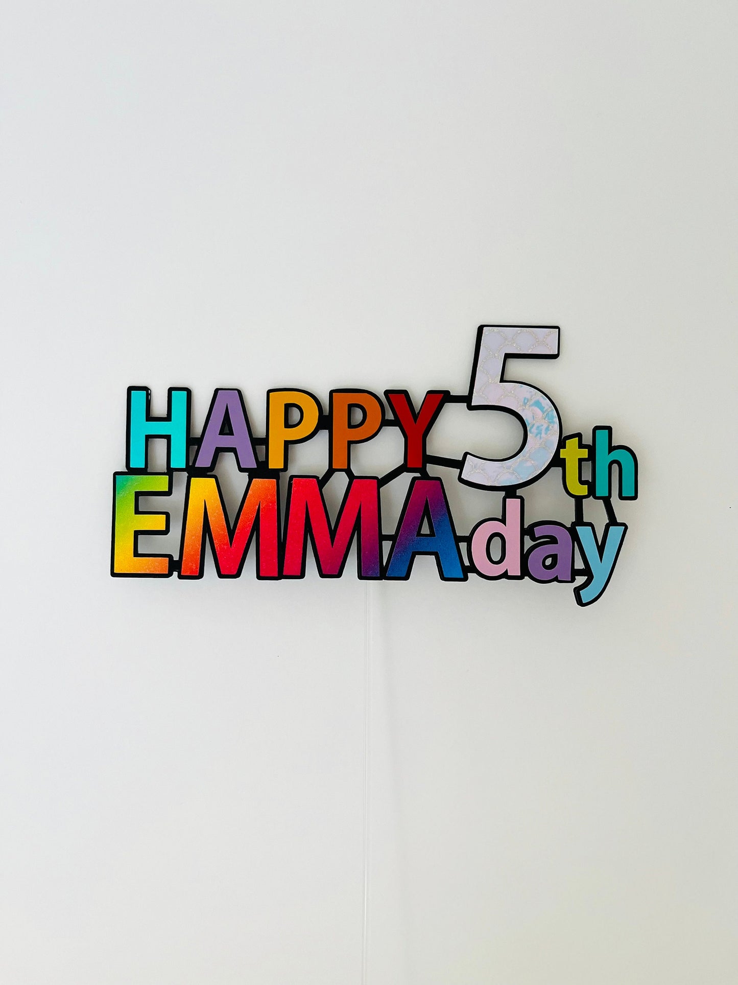 Customized Birthday topper, birthday cake topper