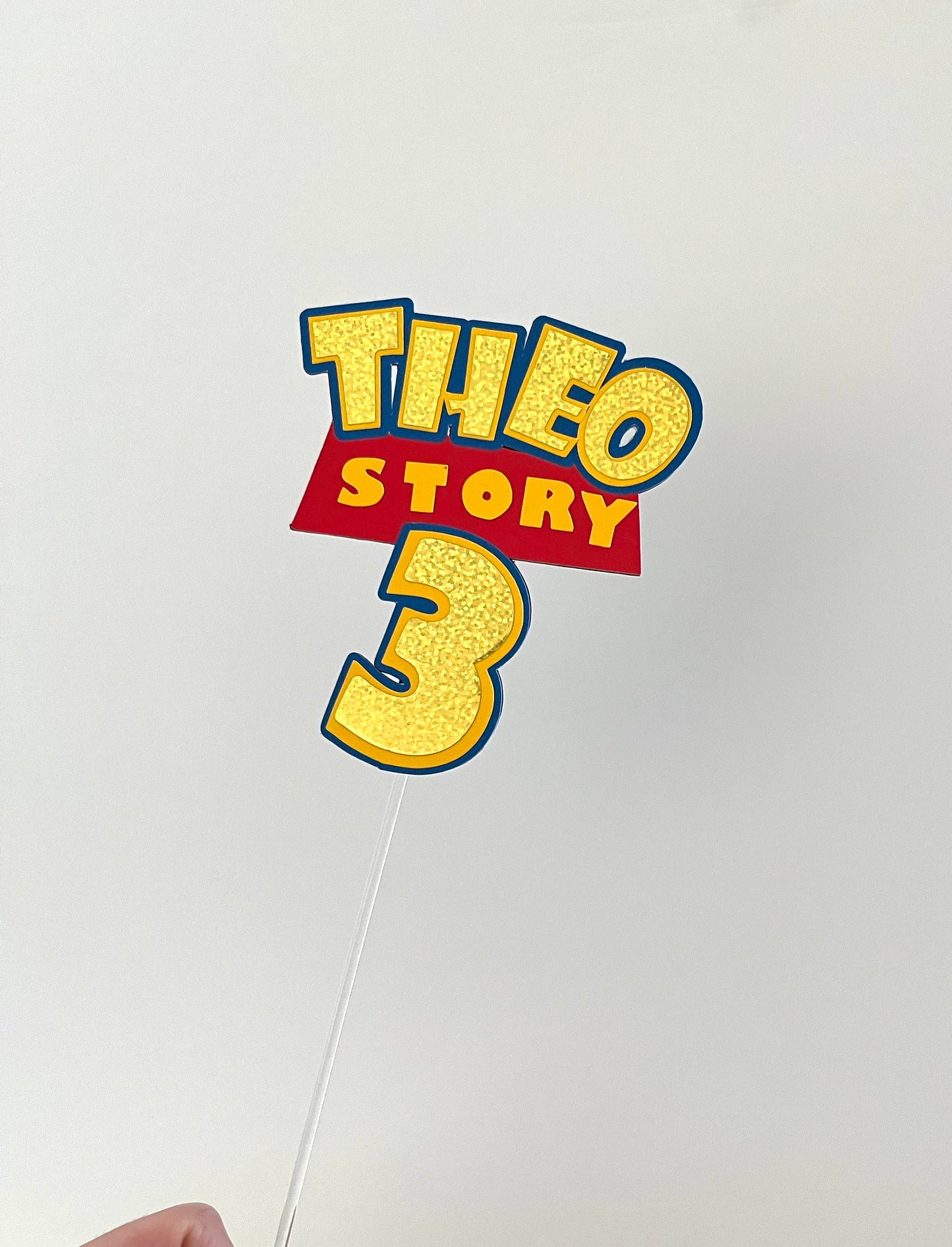 Toy Story personalized Birthday topper