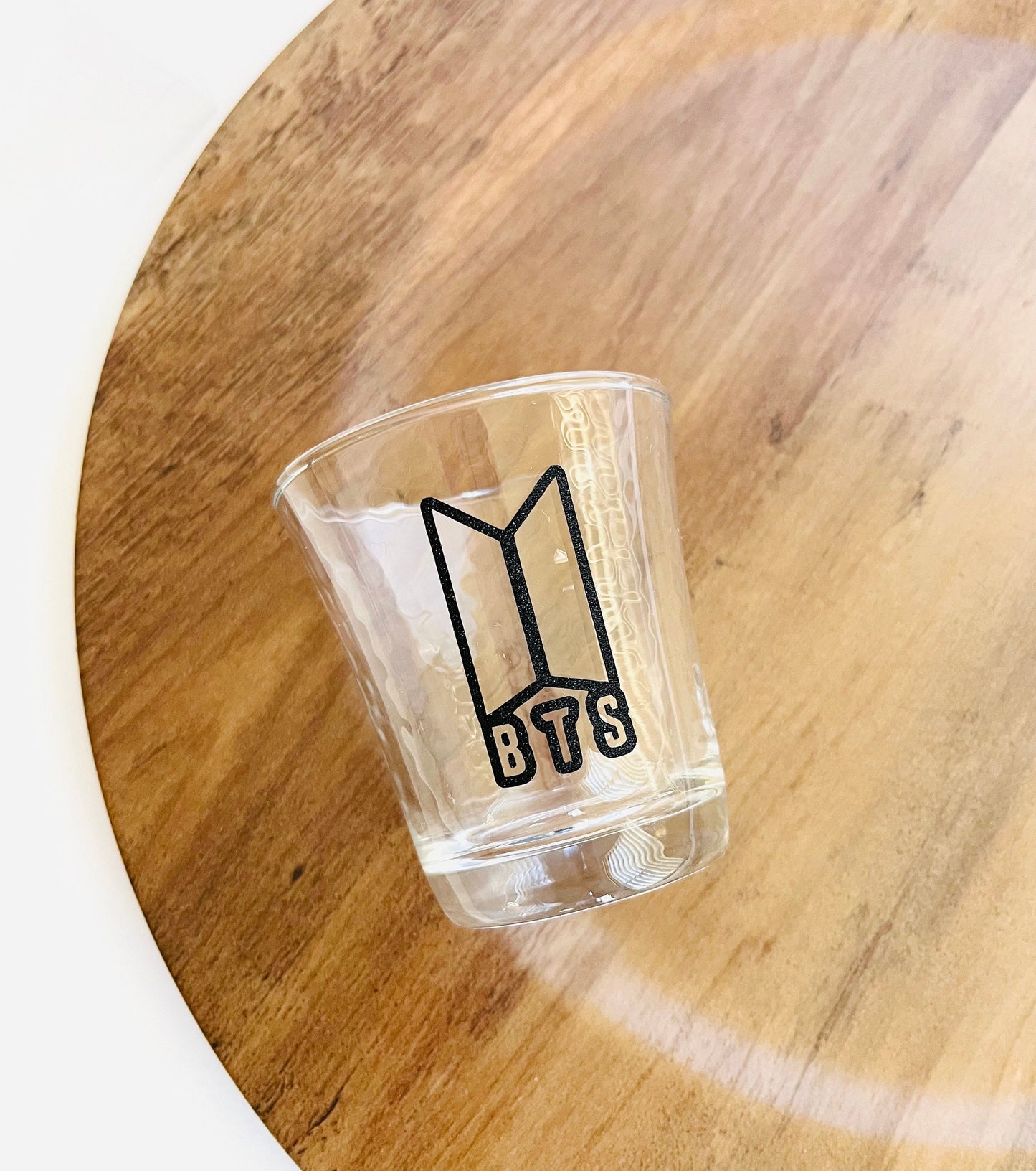Bts whiskey glass, BTS glass, BTS alcohol glass