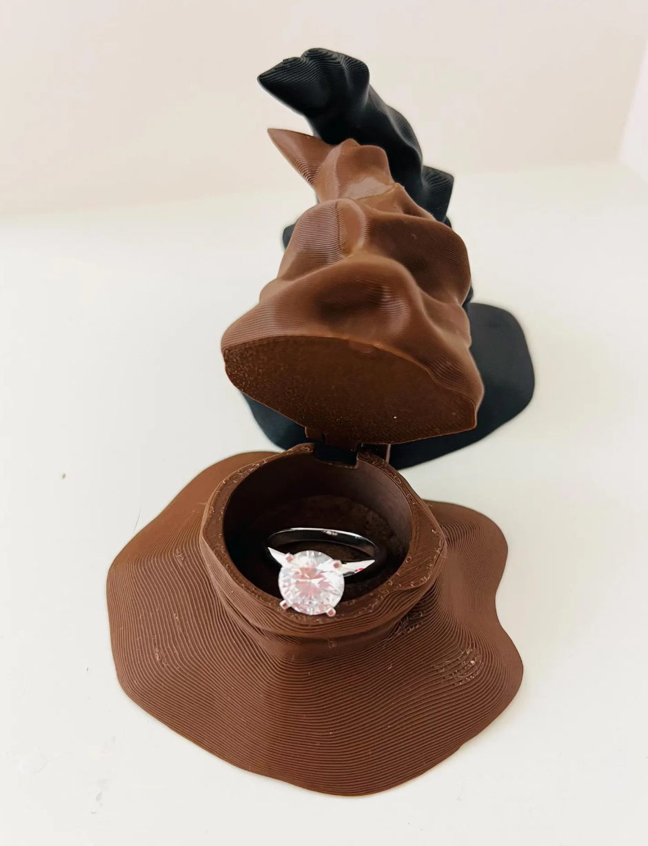 Harry Potter Sorting Hat Jewelry Case-Wizard Hat ring case