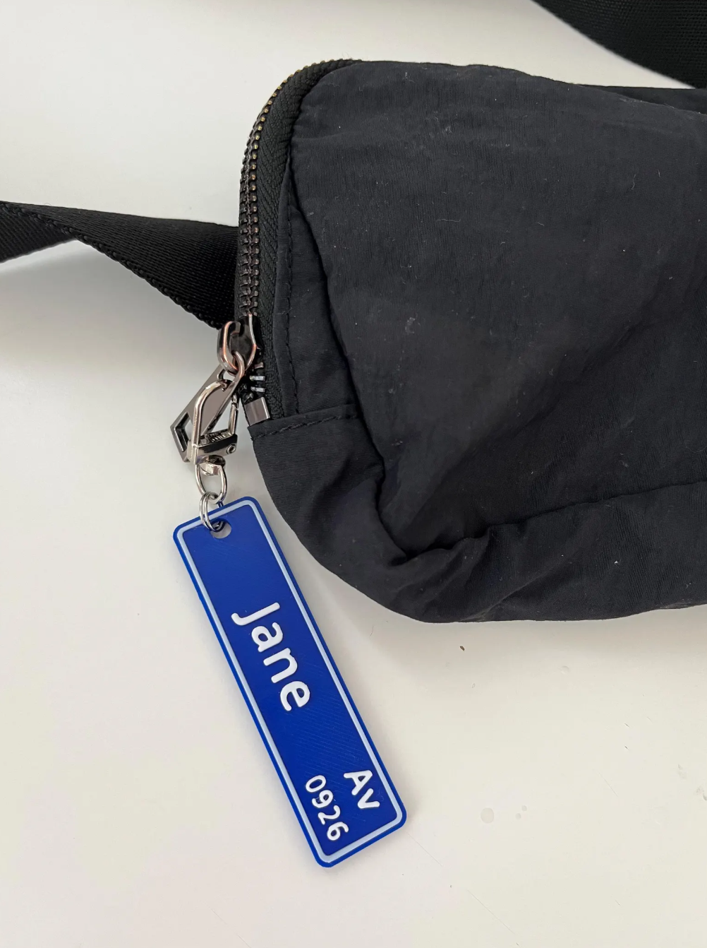 Personalized Street Sign Design Name Keychain - Avenue Sign name Keychain