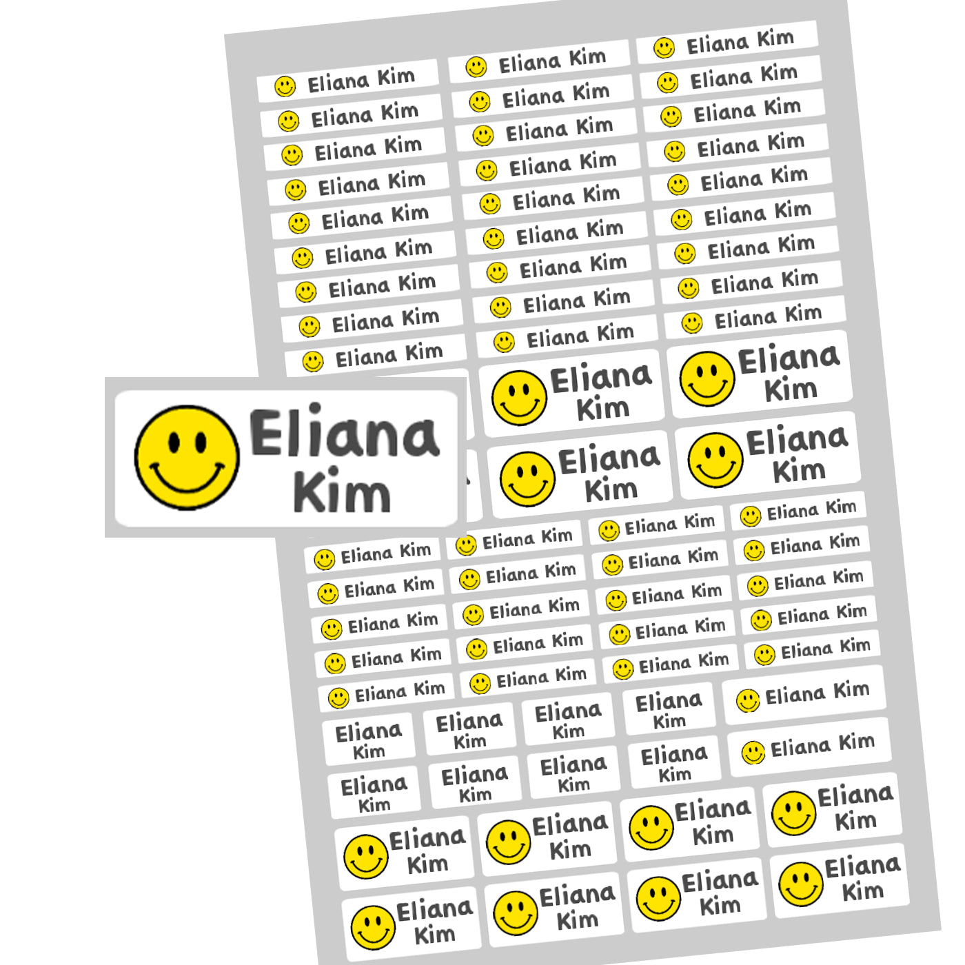 71 Pcs Personalized Name Labels for School Supplies -Waterproof and Dishwasher Free