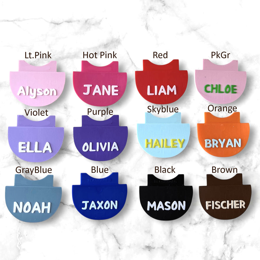 Personalized Owala Name Plate