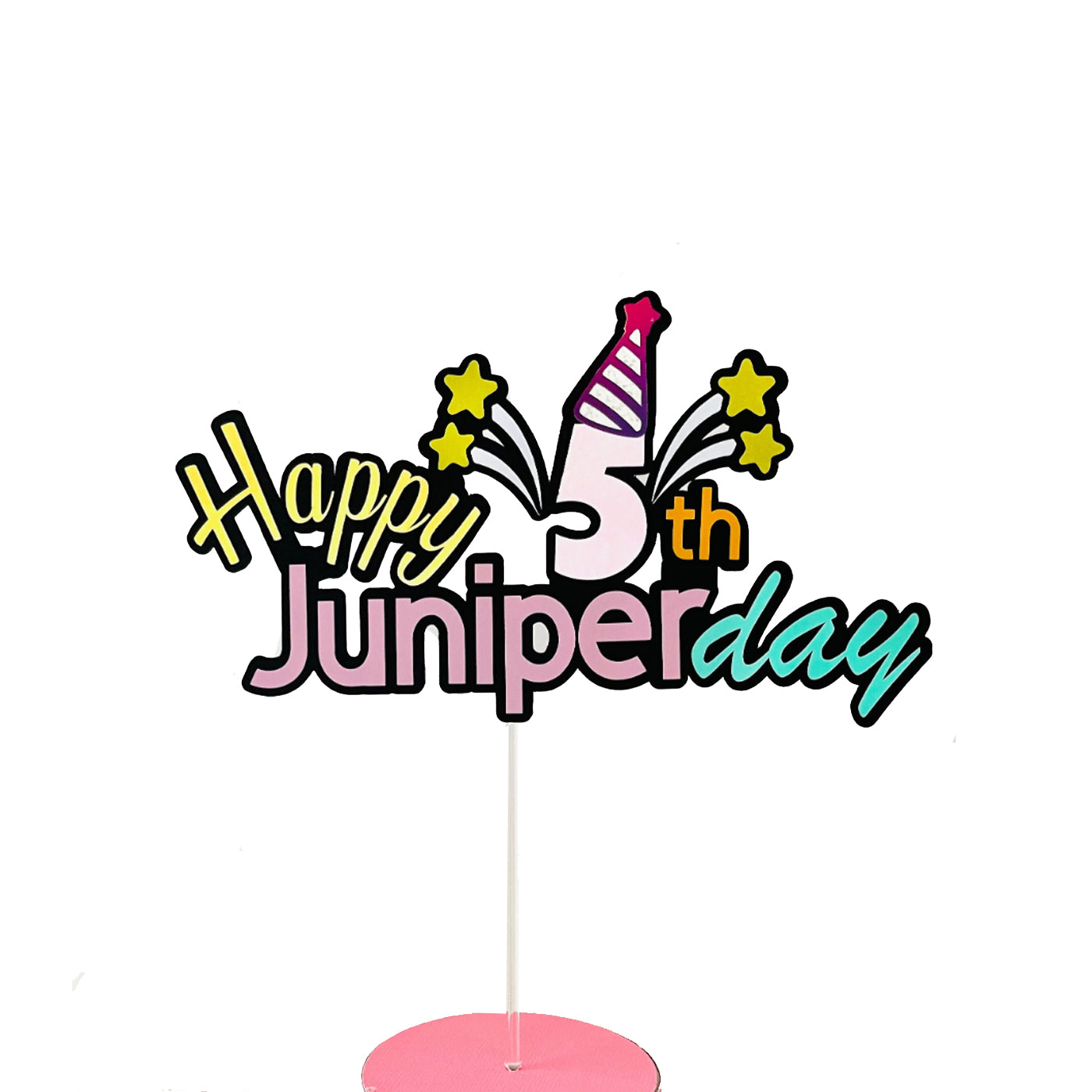 Birthday topper,Cake topper,Personalized topper, customized topper