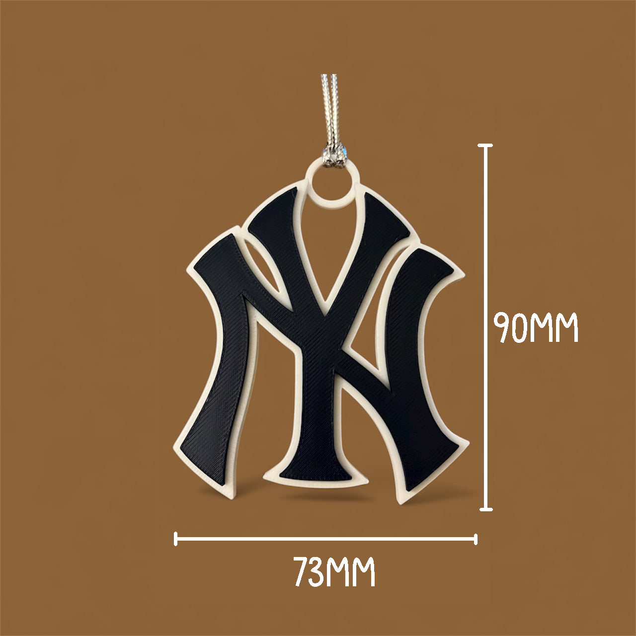 NY Christmas Tree Ornament Baseball Christmas Ornaments