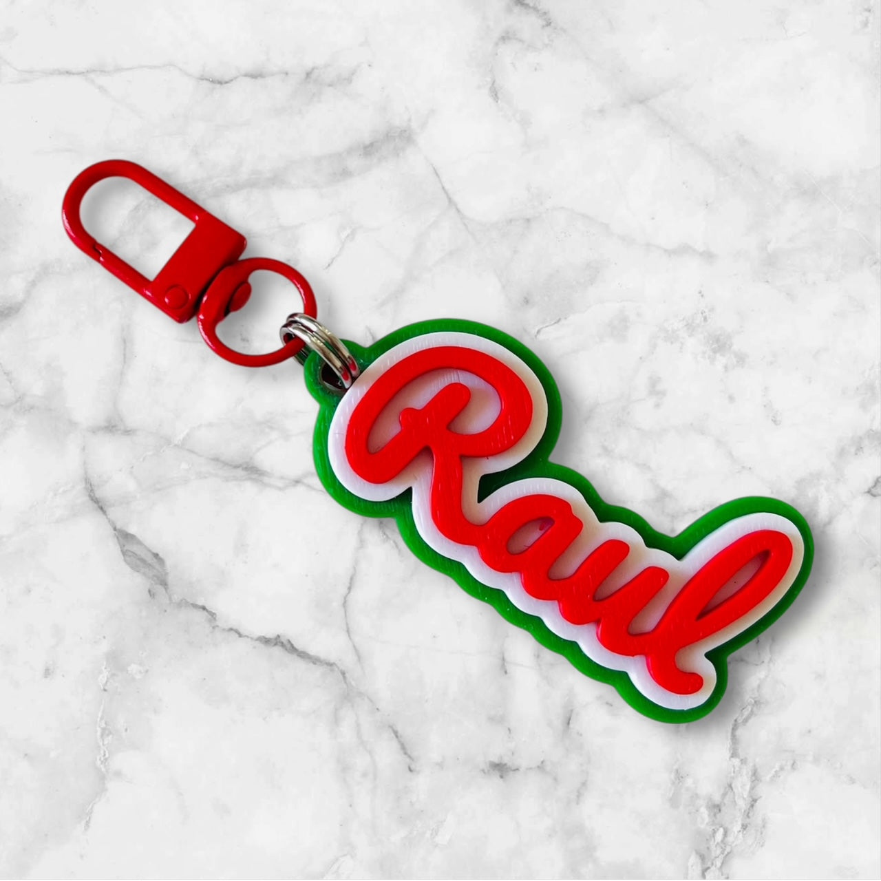 Personalized Name Keychain I Custom Color Available I Mexican Color Keychain