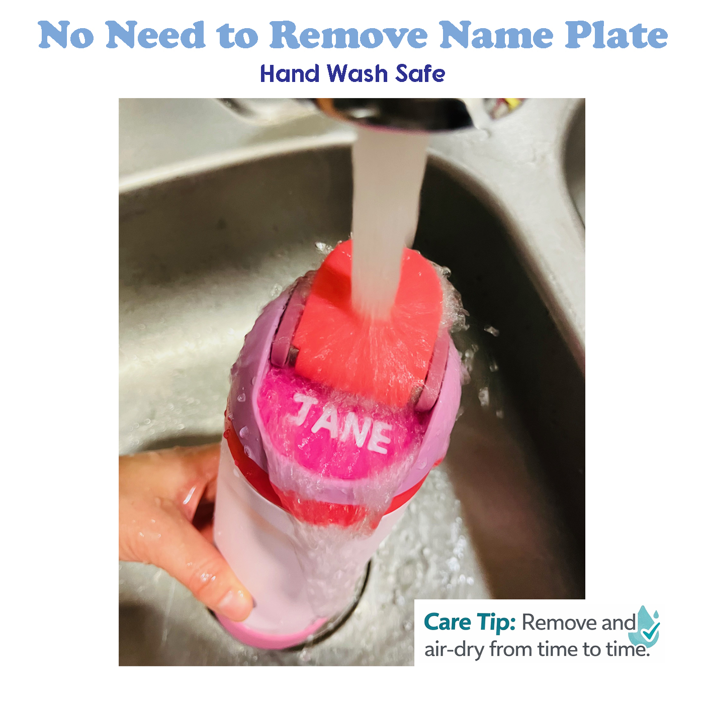 Personalized Owala Name Plate