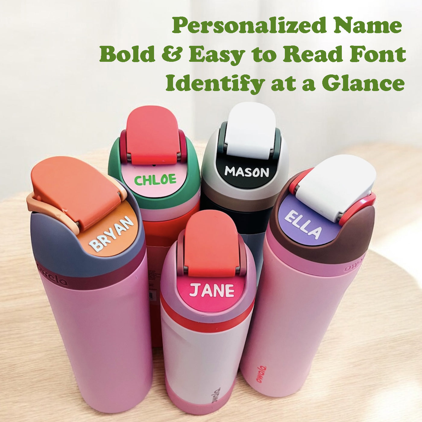 Personalized Owala Name Plate