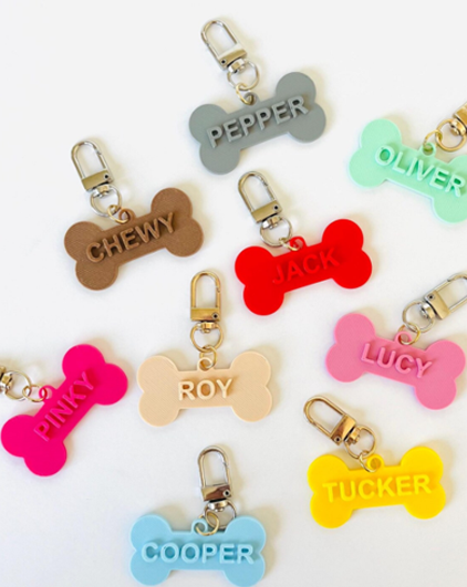 Mini Dog Name Tag
