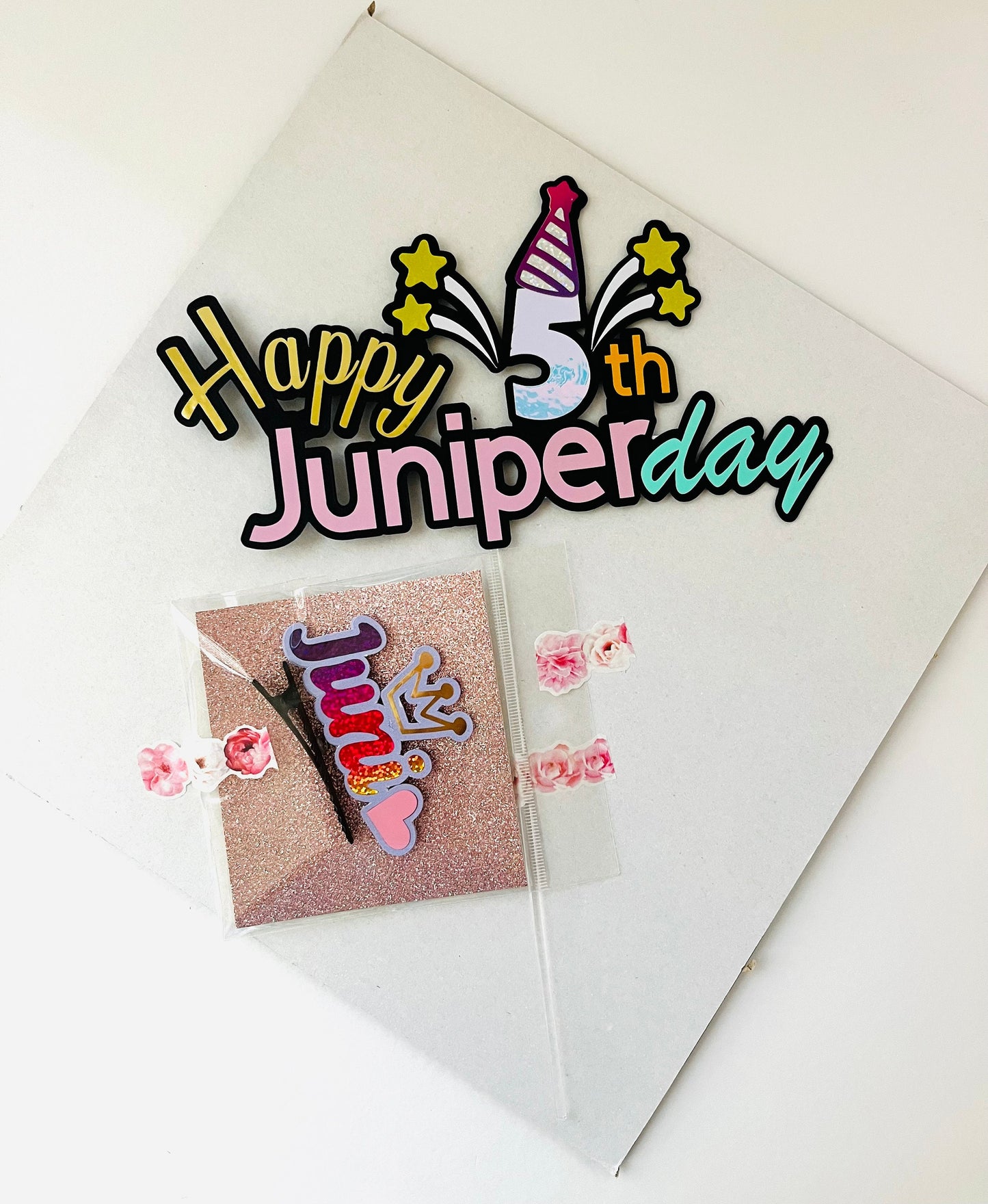 Birthday topper,Cake topper,Personalized topper, customized topper