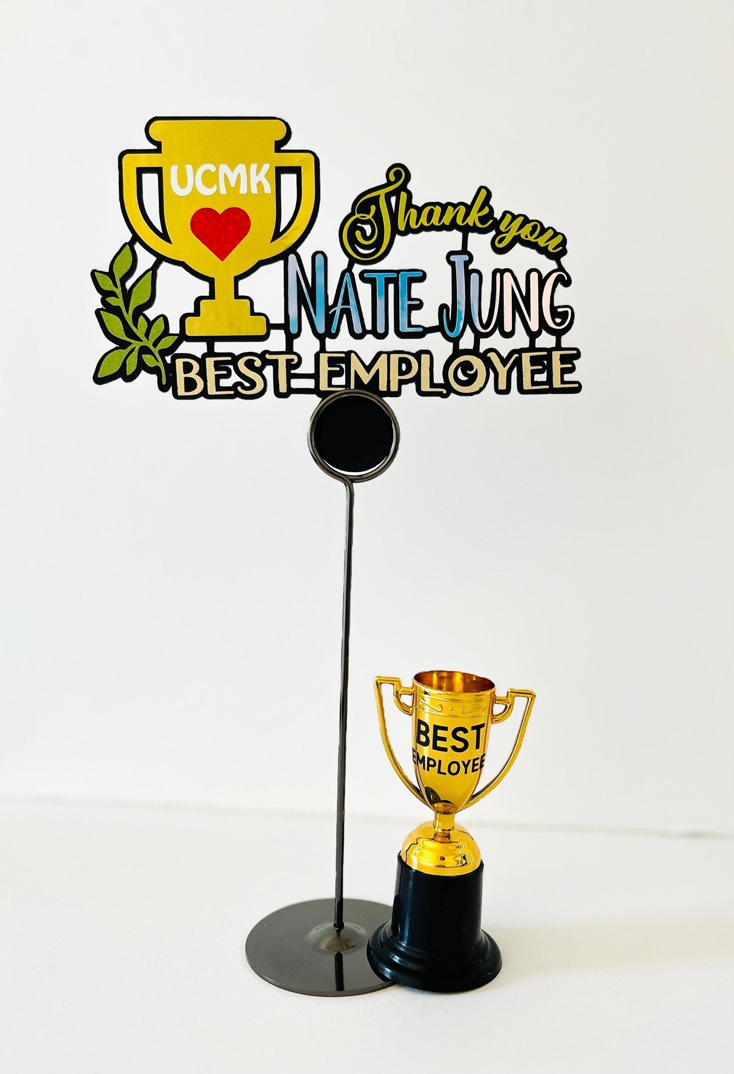 Personalized Best Employee Topper