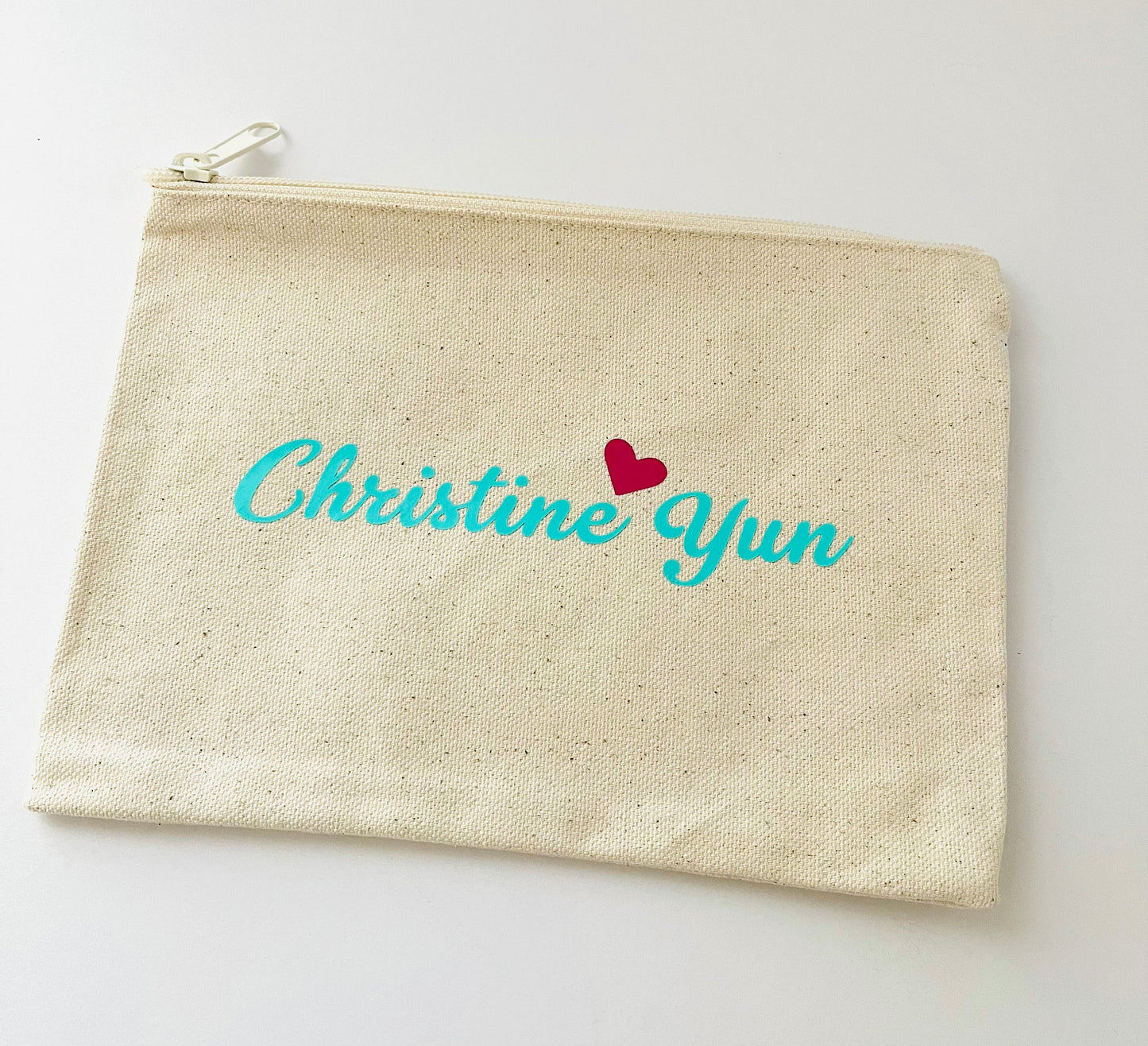 Personalized name pouch
