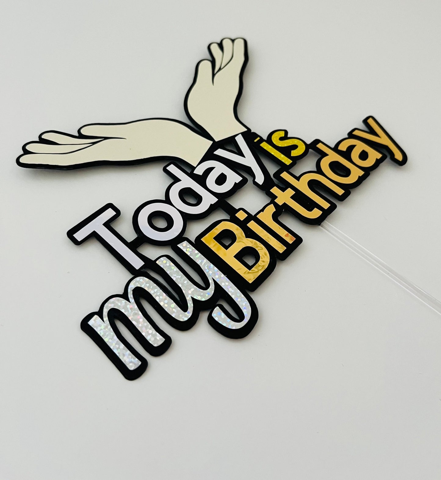 Today is my Birthday cake topper