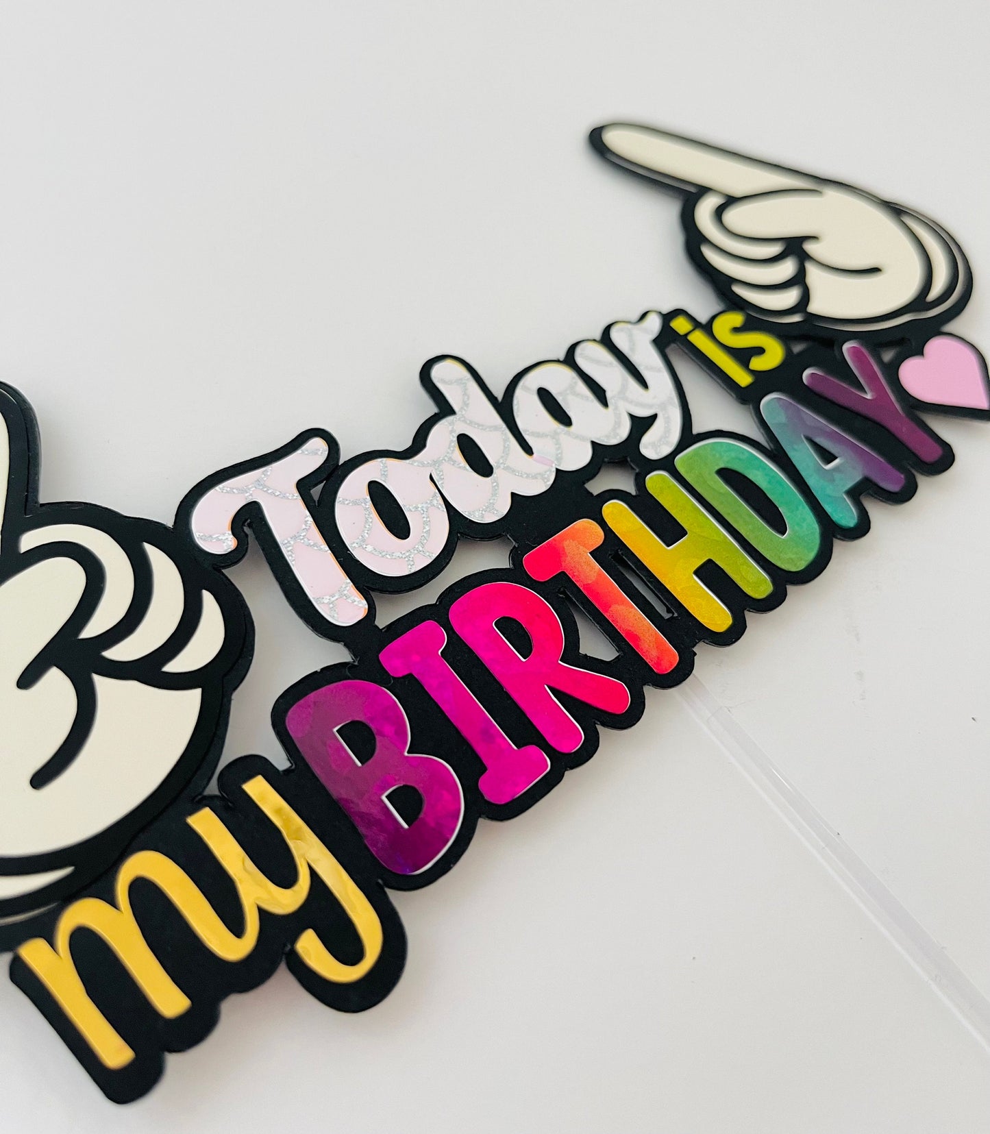 Today is my Birthday cake topper