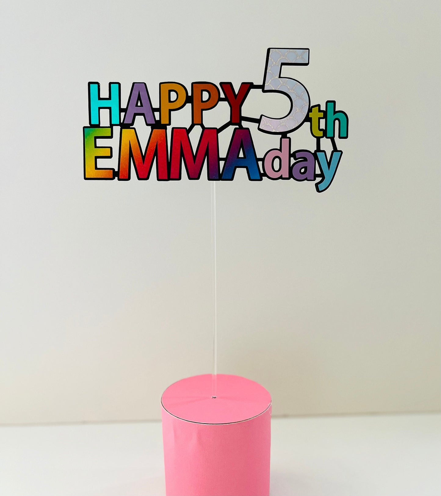 Customized Birthday topper, birthday cake topper