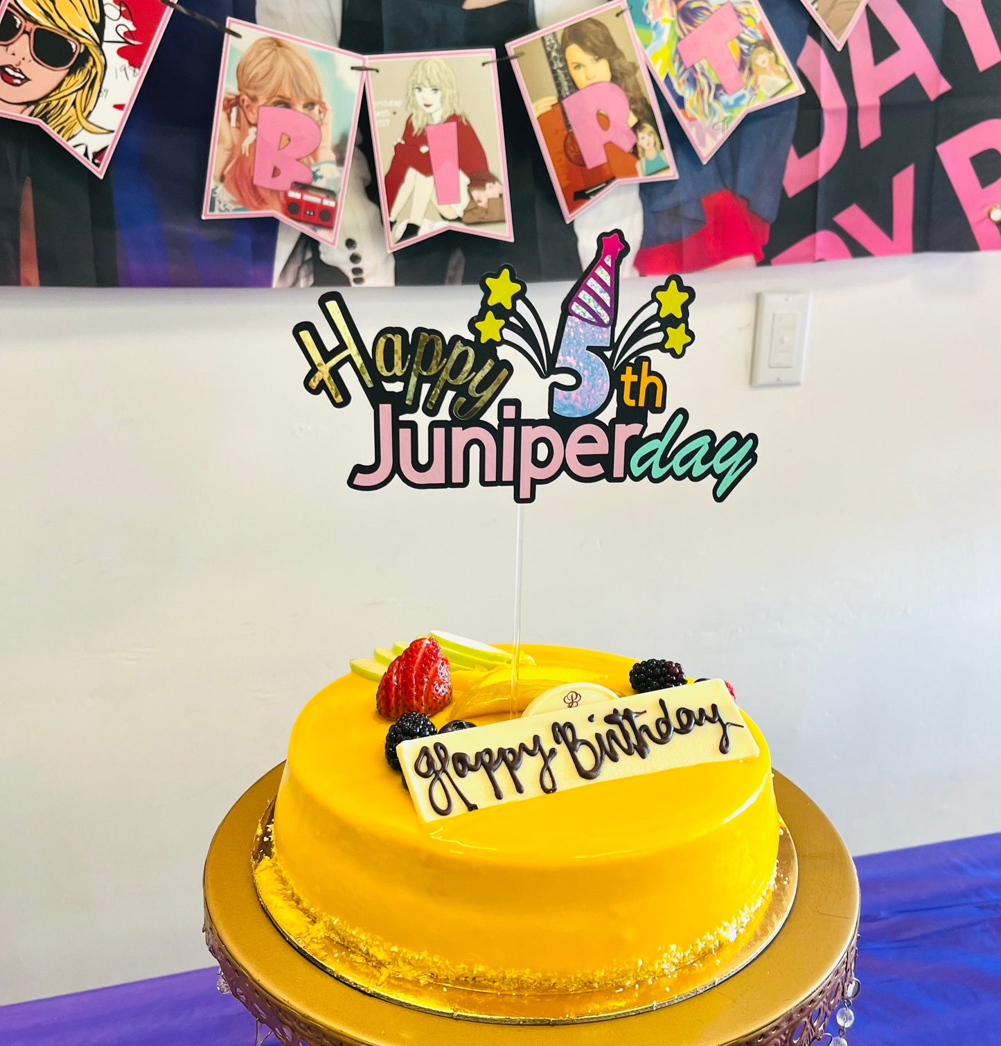 Birthday topper,Cake topper,Personalized topper, customized topper