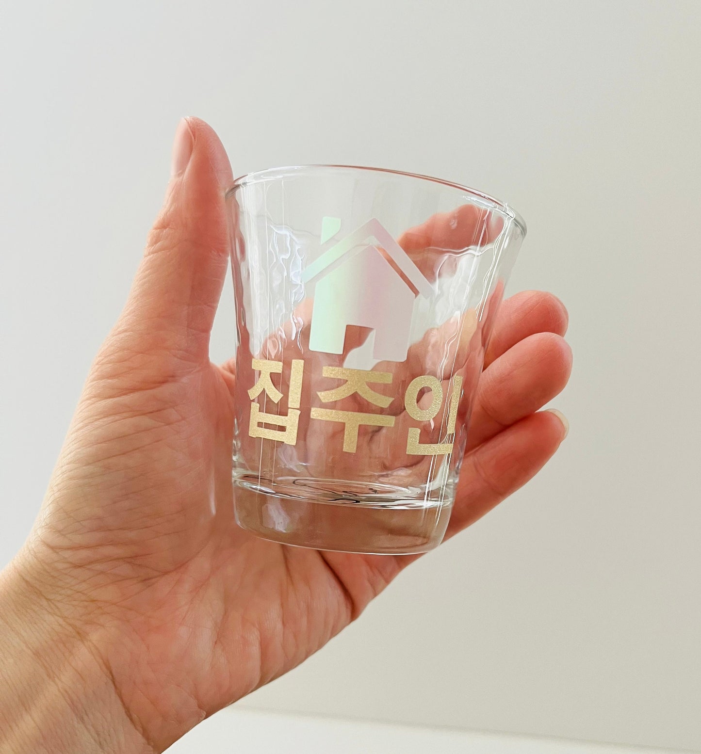 Homeowner drinking glass gift, Korean gift,집주인 선물