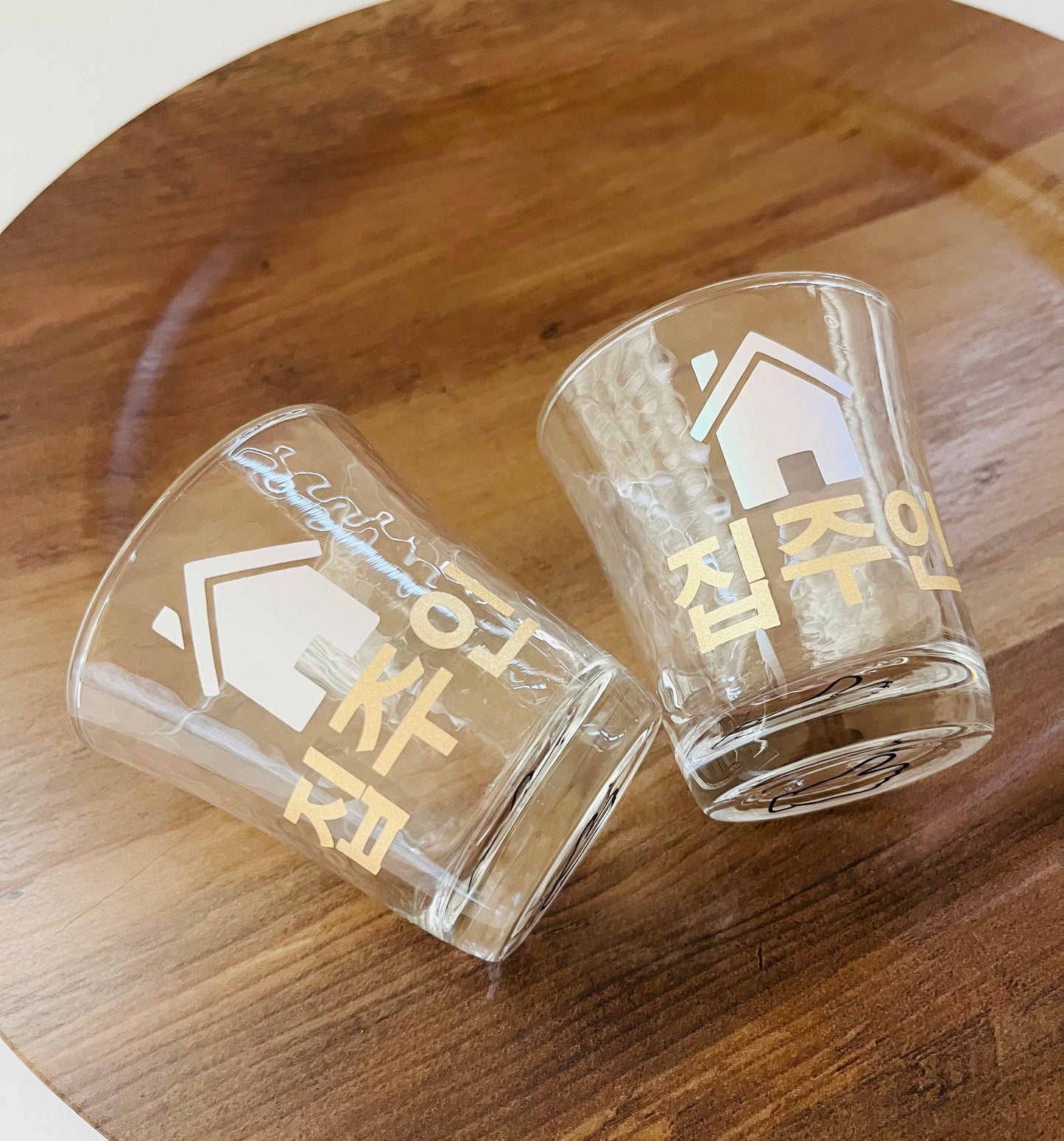 Homeowner drinking glass gift, Korean gift,집주인 선물