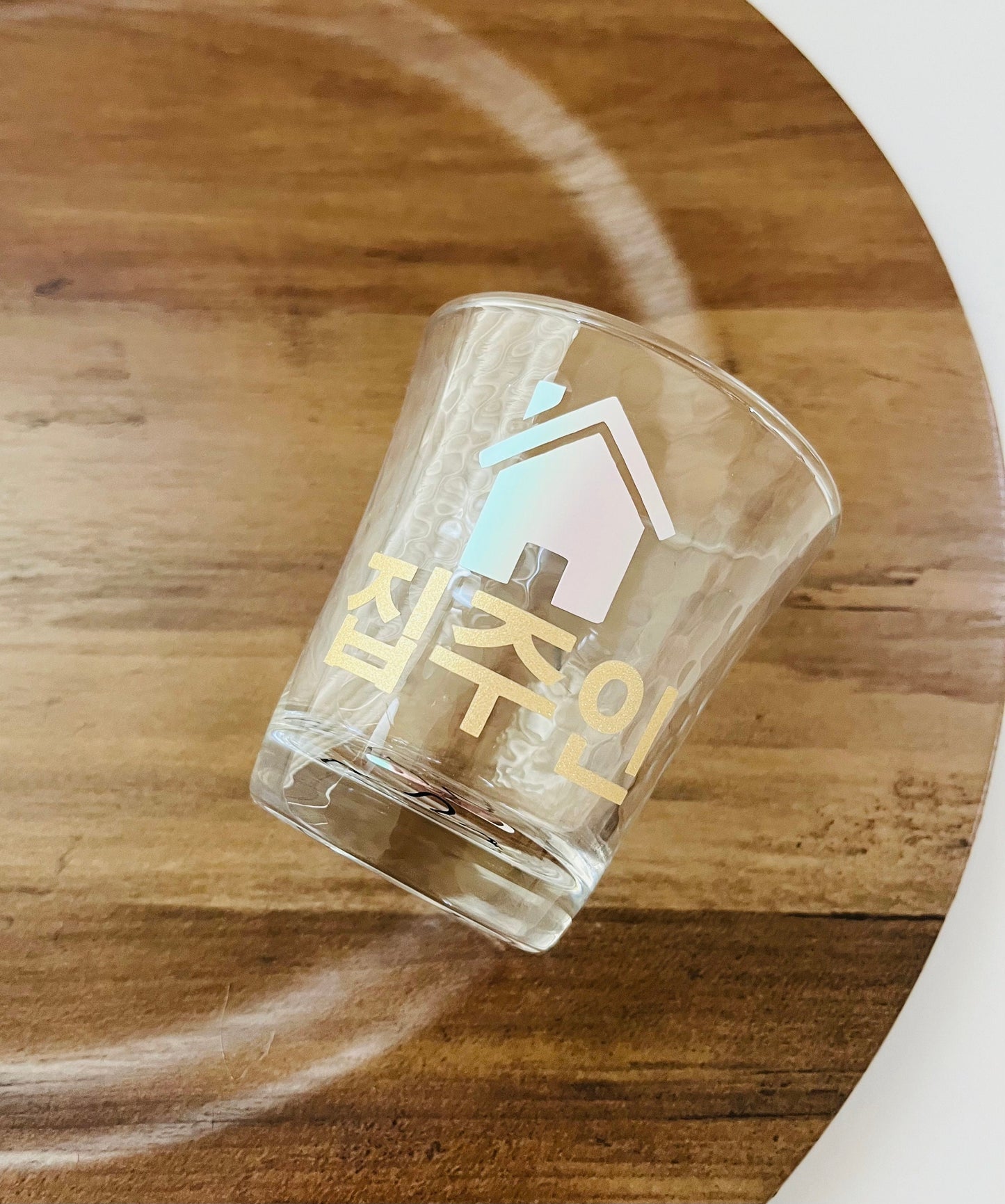 Homeowner drinking glass gift, Korean gift,집주인 선물