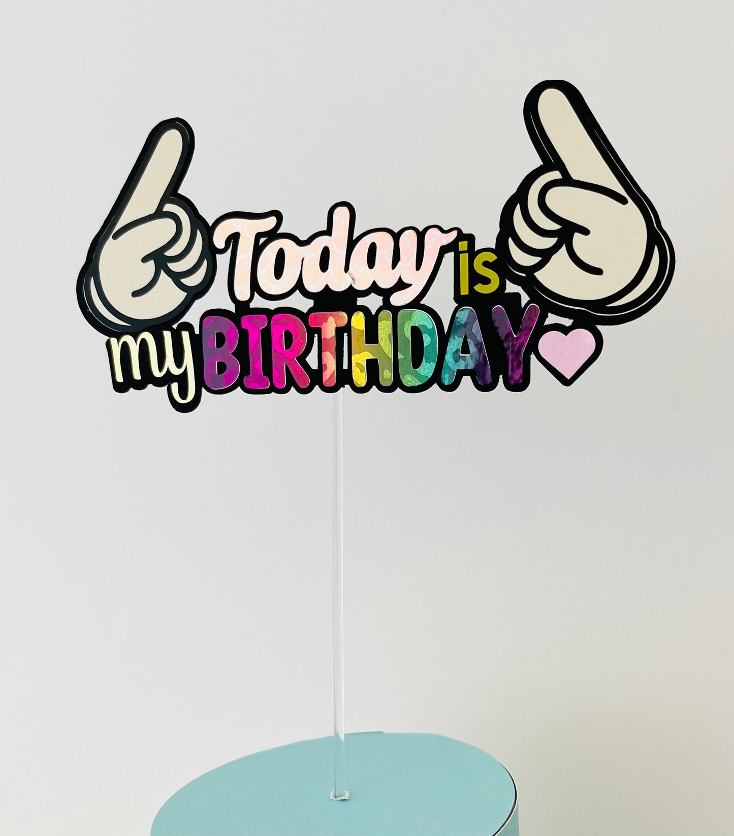 Today is my Birthday cake topper