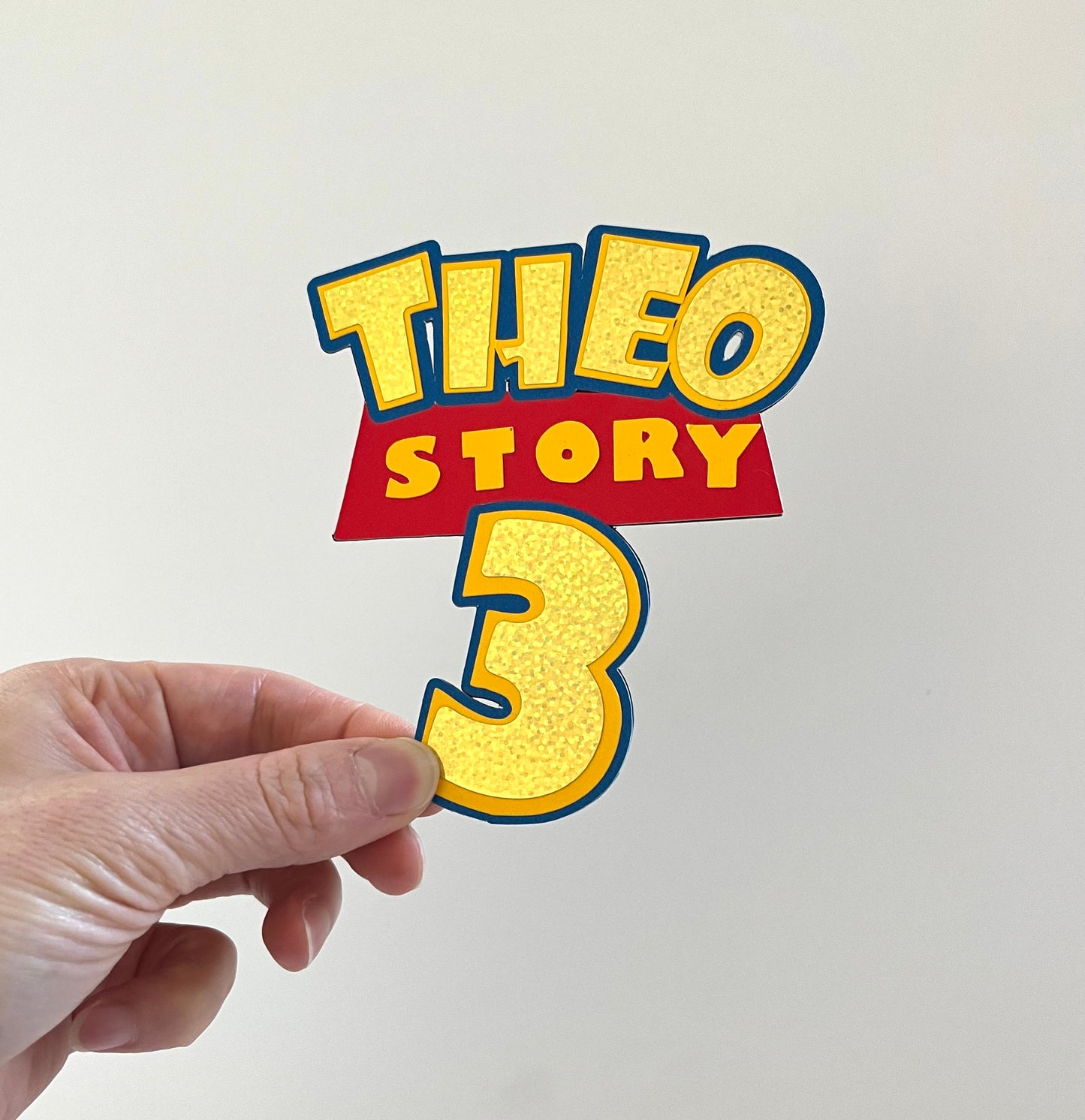 Toy Story personalized  Birthday topper