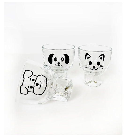 Cute animal drinking glasses