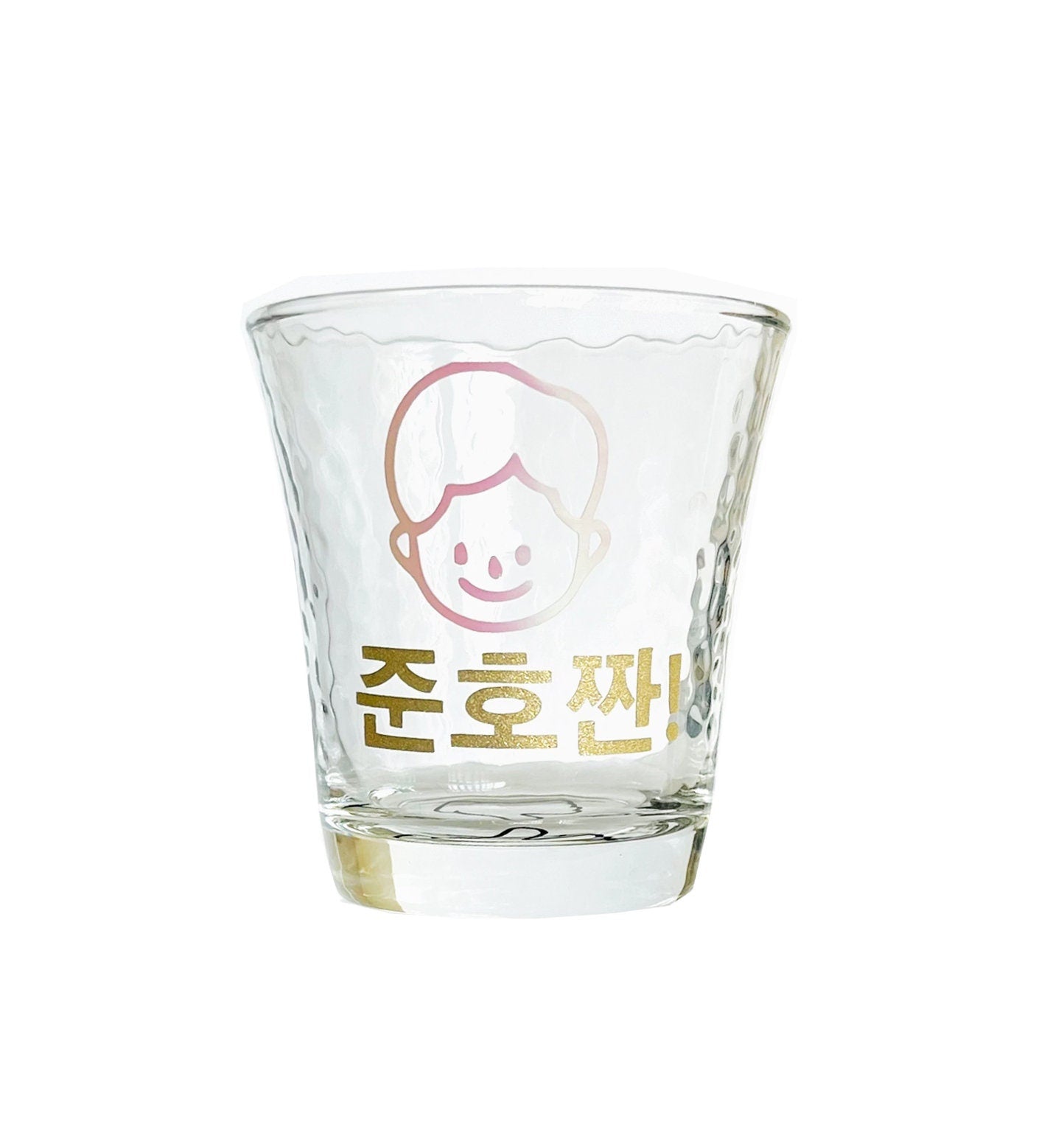 Custom korean name drinking glass
