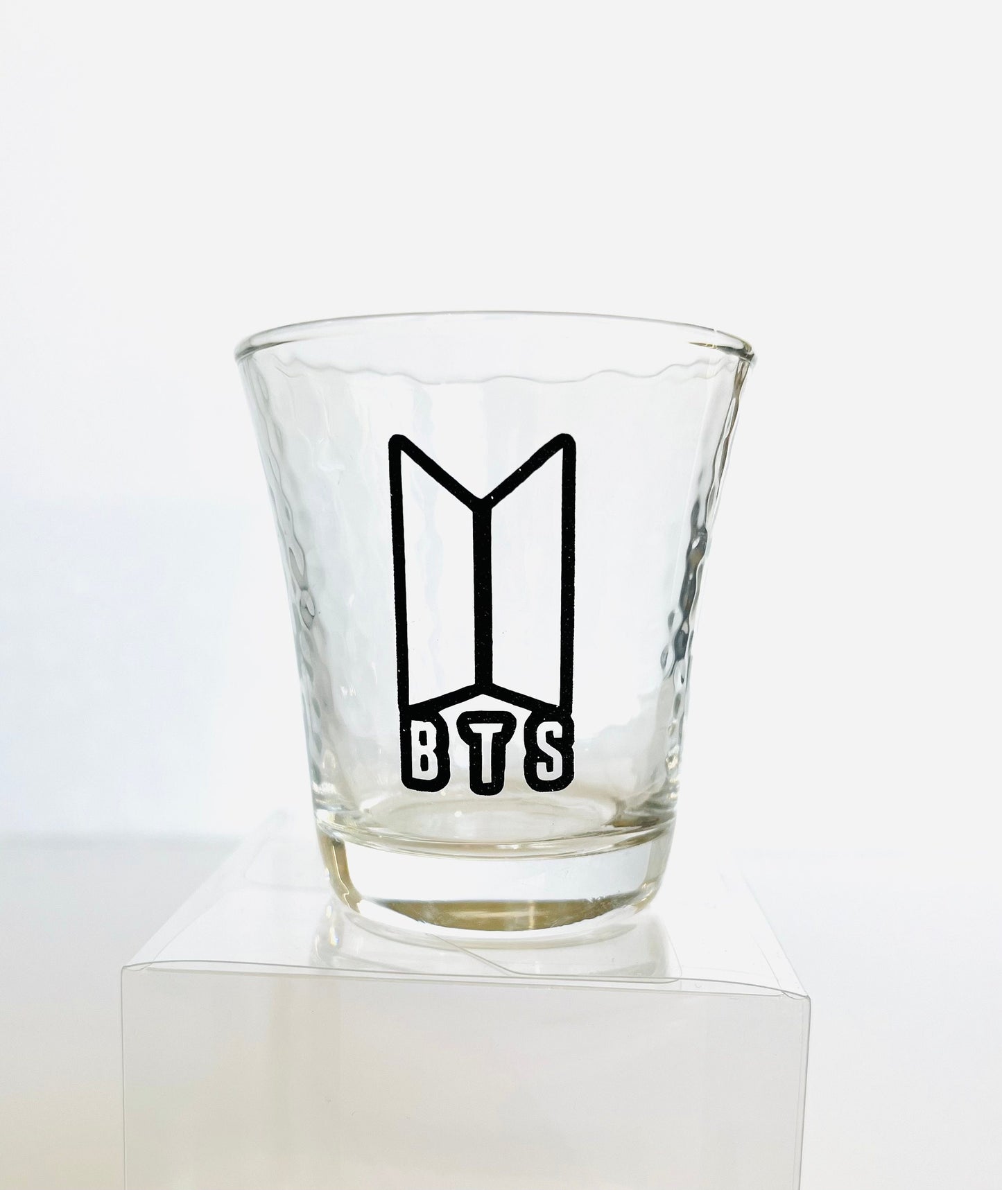 Bts whiskey glass, BTS glass, BTS alcohol glass