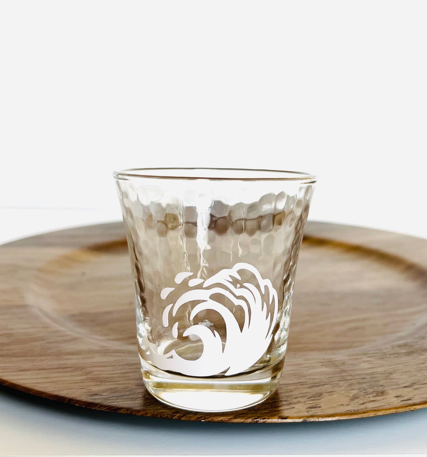 Color changed drinking glasses.Wave drinking glass