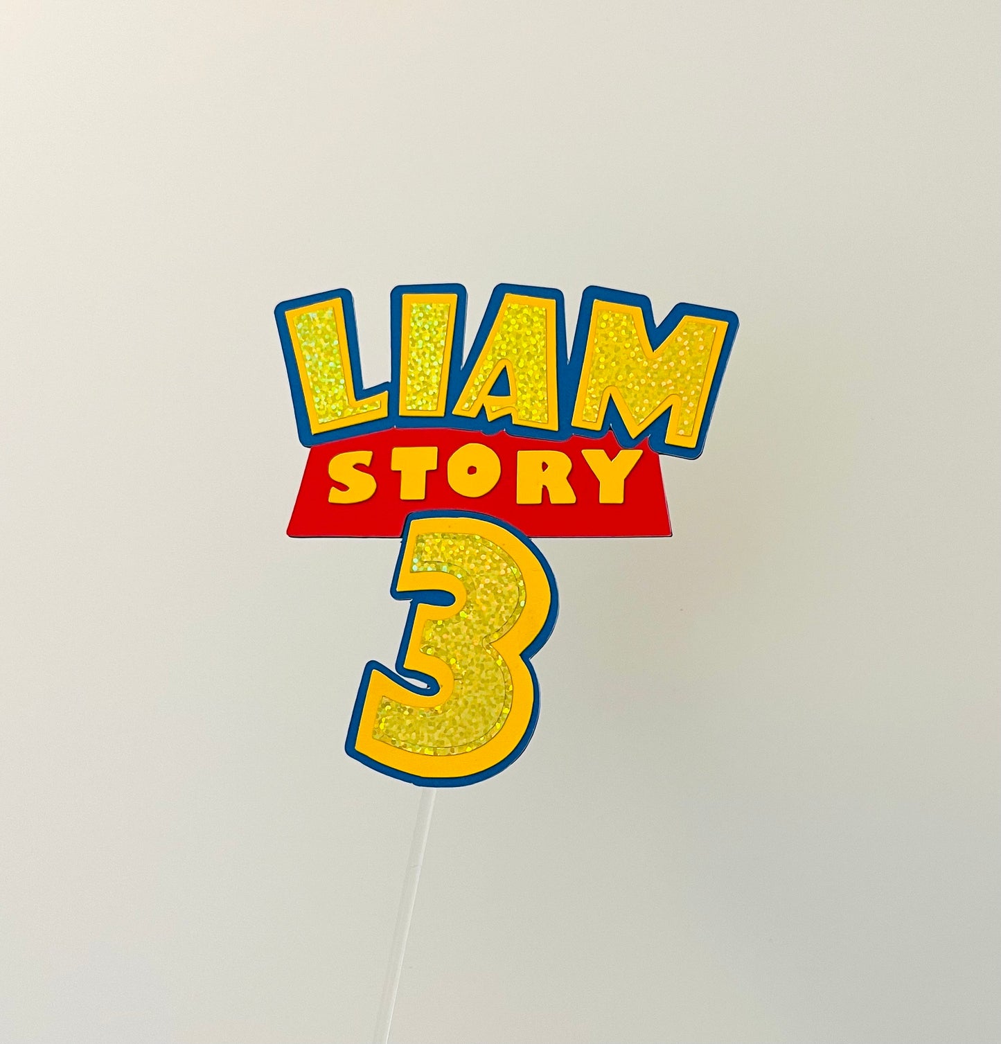 Toy Story personalized  Birthday topper