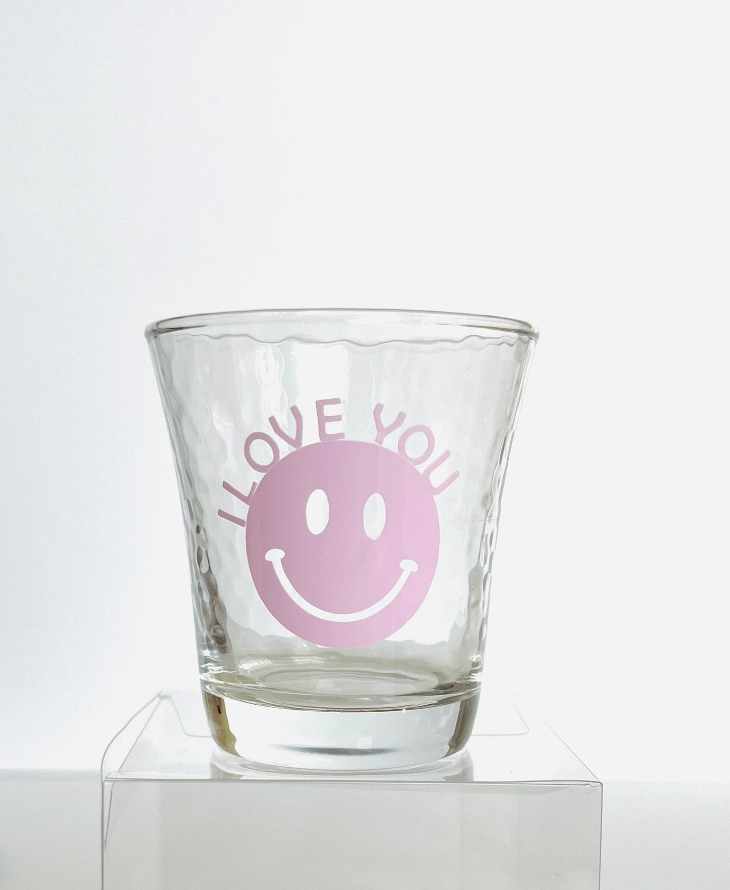 Color changed Smile drinking glasses. Smile drinking glass