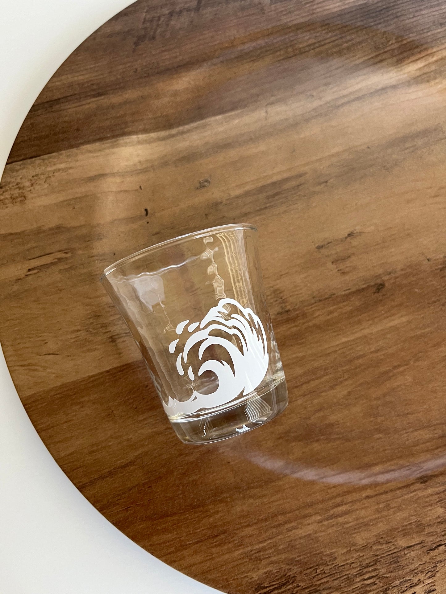Color changed drinking glasses.Wave drinking glass